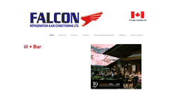Desktop Screenshot of falconrefrigeration.ca